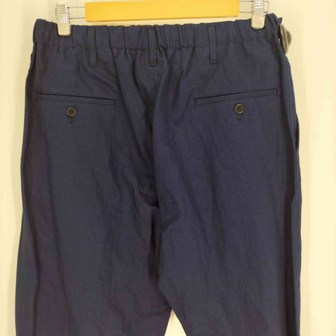 ヨウジヤマモトプールオム Yohji Yamamoto POUR HOMME 25SS double stitch rubber pants ダブル ステッチ ゴム パンツ メンズ JPN:1